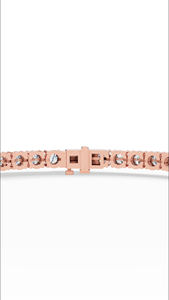 7 Inch Classic Round Cut Lab Grown Diamond Tennis <b>Bracelet</b> 925 Sterling <b>Silver</b> Wholesale OEM Fine Jewelry Manufacturer Supplier - Product Image 6