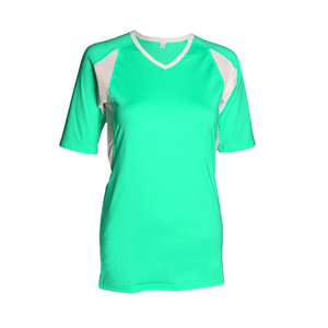เสื้อวอลเลย์บอลขายส่งแบบใหม่พร้อมโลโก้สั่งทำได้ เสื้อวอลเลย์บอลแบบยูนิเซ็กซ์พร้อมโลโก้สั่งทำได้ ดีไซน์โดดเด่น เสื้อผ้ากีฬาแบบใหม่ - Product Image 1