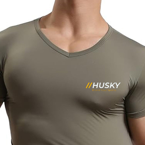 T-shirt de sport pour homme, respirant, à séchage rapide, anti-transpiration, pour la course à pied, le basketball, motif écologique - Product Image 1