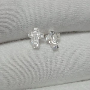 Diamante Sintético en Forma de Cruz, Diamante Cultivado en Laboratorio CVD, Cortes Especiales, Certificado IGI, Joyería Personalizada - Product Image 3