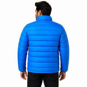 Men's <b>Winter</b> Insulated Puffer Jacket <b>Quilted</b> Warm Coat Full Zip Stand Collar Outdoor Casual Men's Jackets Wholesale Bulk Factory - Product Image 2