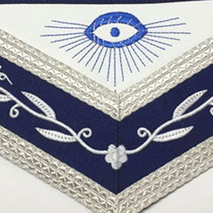 Tablier de Maître Maçon de Loge Bleue Brodé 3D Personnalisé Style Classique – Accessoire Cérémoniel de Régalia Maçonnique pour Francs-Maçons - Product Image 4