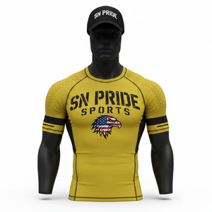 Nouveau Rashguard MMA Unisexe Personnalisé avec Logo, Qualité Premium, Manches Longues, Design Imprimé Personnalisé, Respirant, Séchage Rapide, Sublimation - Product Image 1