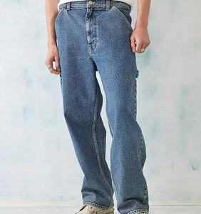 Nuevos Jeans Rotos de Estilo Baggy con Apliques Bordados Personalizados al por Mayor para Hombre 2023 - Product Image 2