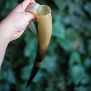 Eco Friendly Buffalo Horn Mug Handmade Viking Style Drinking <b>Cup</b> Barware - Product Image 2