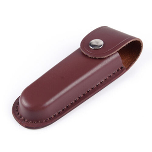 Handmade Leather Pouch For Folding Knives Genuine Leather Knife Sheath <b>Belt</b> Carry Case Protective Storage Holder Custom OEM - Product Image 1
