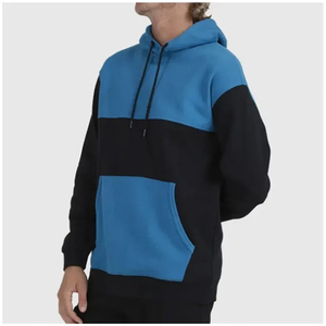 Sudadera con capucha de forro polar para hombre, con capucha ajustable, bolsillo frontal, tela suave, cómoda para uso diario en invierno. - Product Image 3