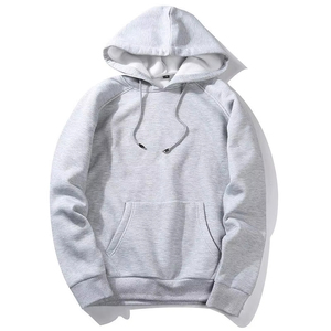 Sudadera con Capucha para Hombre, Color Sólido, Corte Regular, Algodón French Terry, Estilo Casual, Otoño 2026, Azul, en Venta - Product Image 4
