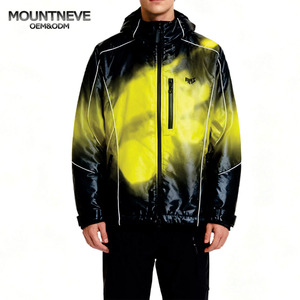 Thermochromic Streetwear Top Heat Reactive Water Reactive Lightweight Windbreaker Waterproof <b>Running</b> <b>jacket</b> for <b>men</b> OEM Supplier - Product Image 2