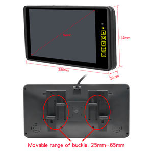 Moniteur <span class=keywords><strong>de</strong></span> <span class=keywords><strong>recul</strong></span> sans fil 9 pouces 1080P AHD pour caméra <span class=keywords><strong>de</strong></span> <span class=keywords><strong>recul</strong></span> <span class=keywords><strong>de</strong></span> voiture, camion, bus, fourgonnette, remorque, camping-car 12-36V - Product Image 5