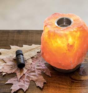 Lampe brûle-parfum moderne en sel de roche naturel de l'Himalaya, sel rose naturel pour la cuisine, la salle à manger et le revêtement mural - Product Image 1