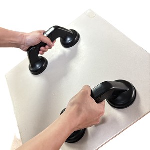 Ventouse double à poignée pistolet en caoutchouc 88 mm de qualité industrielle pour verre, carrelage et meubles - Product Image 3