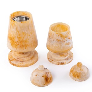 Quemador de incienso árabe artesanal de resina y soporte para Oud, Mubkhar elegante y tradicional para fragancias aromáticas árabes, lujo para el hogar. - Product Image 6