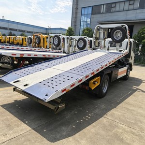 Prix d'usine Nouveau camion de dépannage routier ISUZU KV100 4x2 Diesel Manuel 5 tonnes à plateau avec élévateur hydraulique - Product Image 5