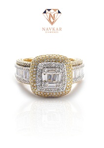High On Demand Moissanite Diamond Engagement <b>Ring</b> Round Brilliant Cut GRA Certified 925 Silver <b>Ring</b> for Women <b>Indian</b> Supplier - Product Image 4