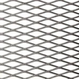 Rouleau de treillis métallique déployé en acier doux pour clôture de sécurité, treillis métallique déployé en acier à faible teneur en carbone, maille losange, tôle métallique déployée MS - Product Image 4