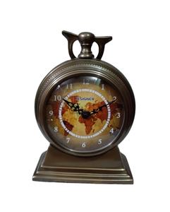Metal Decorative <b>Desk</b> Clock Watch Small Home Decorative Hotel Decorative Handmade <b>Gift</b> and Present Purpose - Product Image 1