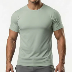 <b>RAZERS</b> IMPEX Eco Friendly Custom Cotton Plus Size <b>Men's</b> Short Sleeve Crewneck T-Shirt Breathable Quick Dry Anti-Pilling Puff - Product Image 2