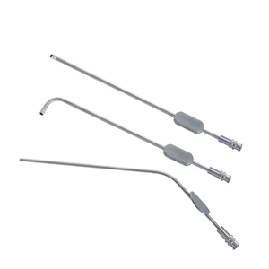 Tubes d'aspiration Sinus & Frazier de qualité supérieure |   Cannules d'aspiration de précision réutilisables en acier inoxydable pour ORL, neurochirurgie et rhinologie - Product Image 3