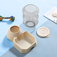 Distributeur automatique d'eau et de nourriture pour animaux de compagnie, 3,8 L, écologique, étanche, à gravité, grande capacité, pour chiens et chats, auto-alimentation