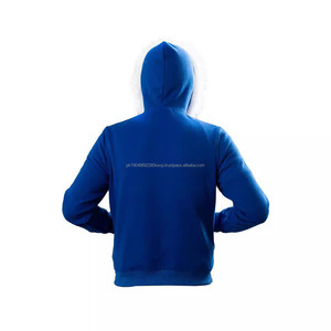 Fabricants de vêtements, sweats à capuche en polaire épais personnalisés avec logo unisexe, sweats à capuche en coton lourd pour hommes avec fermeture éclair - Product Image 5