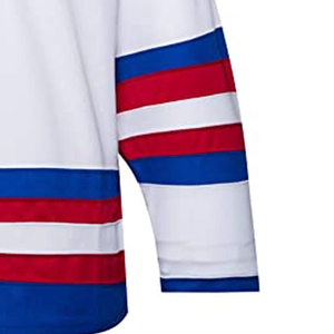 Maillot de hockey sur glace à manches courtes personnalisé respirant de haute qualité imprimé OEM 100% polyester pour adulte - Product Image 6
