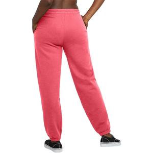 Women's Heavyweight Pink Sweatpants Thick <b>Fleece</b> Jogging <b>Trousers</b> with Flat Front Style Loose Fit Winter Wear Low MOQ - Product Image 2