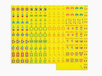 ChenwinKing Mahjong américain portable en acrylique écologique, tuiles de Mahjong jaune canari, modernes, à ligne minimaliste, individuelles