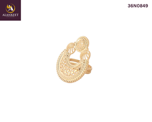 Collier long en laiton plaqué or 24 carats, chaîne à maillons, bijoux tendance pour femmes, cadeau pour mariage/anniversaire - Product Image 4