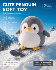 Peluche de Pingüino, Adorable Peluche de Pingüino Ártico, Peluche Kawaii, Suave y Acogedor, Juguete de Regalo para Niños y Bebés - Product Image 1