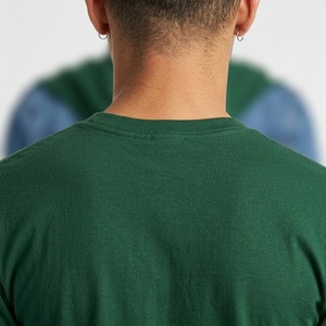 Camiseta Esencial para Hombre, de Algodón Suave Premium, Transpirable, Ligera, de Manga Corta, Cuello Redondo, Informal, para Uso Diario, Verano - Product Image 3