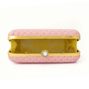 Sequins Designs Powder Pink Color Clutch <b>Bag</b> Purse Evening Clutch <b>Bag</b> with Detachable Chain Strap for Wedding Haldi mehndi <b>Gift</b> - Product Image 2
