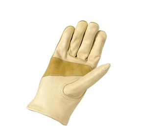 Guantes de Seguridad de Cuero de Grano Completo, Resistentes a la Abrasión, Antideslizantes, con Puño Reforzado, Guantes de Trabajo de Uso General - Product Image 2