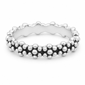 Wholesale 925 Sterling <b>Silver</b> Flower <b>Ring</b> Minimalist Dainty <b>Stacking</b> <b>Ring</b> Handmade Floral Daily Wear Fine Jewelry Gift for Women - Product Image 1