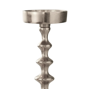 Candelabro Decorativo de Primera Calidad para Decoración del Hogar, Acabado Plateado, Aluminio Fundido, Hecho a Mano y Personalizado - Product Image 5