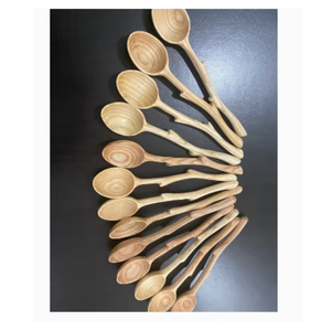 Acacia Wooden <b>Coffee</b> Tea <b>Spoon</b> Mini Kitchen Utensil Handmade Dining Cutlery Table Accessory For Beverage Stirring Wholesale Supp - Product Image 3