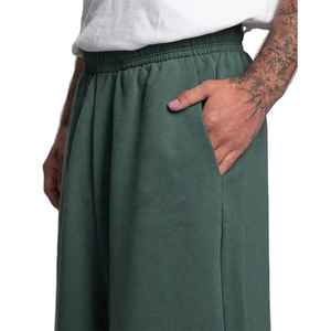 Pantalones Deportivos de Hombre de Alta Calidad, 100% Algodón, Estilo Casual Vintage, Cintura Elástica, Corte Holgado, Pierna Ancha, con Estampado - Product Image 3