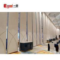 Cloison mobile pour salon de cigares, panneaux acoustiques en MDF de 85 mm, finition stratifiée, projets hôteliers et de clubs