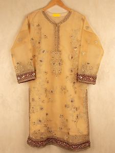 2021 Venta caliente 3-PC mujer Salwar Kameez estilo indio paquistaní Organza bordado vestido hecho seda rayón algodón lino tejido - Product Image 2