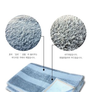 Korean Premium Shaggy Area <b>Rug</b> Coco Gray Two Tone Anti-Slip Dot Backing Soft Plush Carpet 150x200cm - Product Image 3