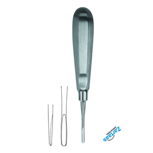 Elevador de Raíces Flohr de Acero Inoxidable de Alta Calidad, Figura 46, Ancho 3.0 mm, Fabricante y Exportador de Instrumentos Dentales - Product Image 3