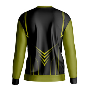 Camiseta Personalizada de Manga Larga para Hombre, Algodón Orgánico y Poliéster, Top de Invierno con Patrón Liso, Cuello Redondo, 300 Gramos de Peso de Tela - Product Image 2