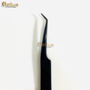 Luxury Bellus International Durable Stainless Steel Smooth Tip Nano Grip Lash Tweezers 45 90 Russian Volume Eyelash <b>Extension</b> - Product Image 3