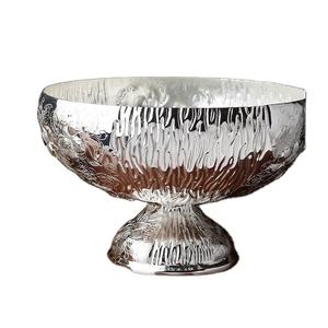 Cuenco de latón clásico para servir frutas secas, cuenco para sopa, ensalada, Color plata, para el hogar, Hotel, restaurante - Product Image 1