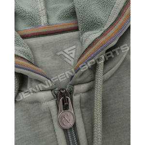 Sudadera con Capucha Extra Grande Unisex de Alta Calidad para Hombre, 100% Algodón, Gruesa, con Cierre, Logotipo Personalizado, Transpirable, de Secado Rápido, para Invierno - Product Image 3