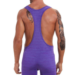 Trajes de Lucha de Alta Calidad, Elásticos, Transpirables, Ligeros, de Secado Rápido y Cómodos para Hombres, Entrenamiento en Gimnasio, Levantamiento de Pesas - Product Image 4