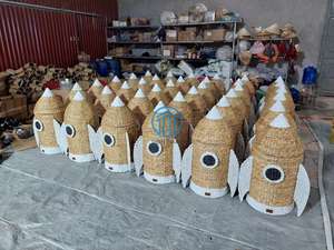 Étagère murale artisanale en jonc de mer sur le thème des animaux mignons pour la décoration de la chambre de bébé et d'enfant - Product Image 5