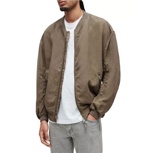 Chaquetas Personalizadas para Hombre con Cuello Acanalado, Tallas Grandes, Estilo Bomber, Estampado Moderno, Impermeables, Chaquetas de Piloto, Chaquetas de Invierno - Product Image 1