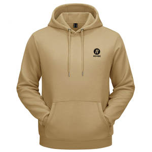 Sudaderas con Capucha para Hombre, Estilo Moderno, Color Sólido, Forro Polar, 100% Algodón, Color y Logotipo Personalizables, Venta al Por Mayor - Product Image 1