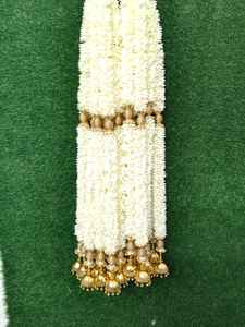 Fleur de jasmin artificielle haut de gamme avec dôme et guirlande suspendue pour mariage, Onam, Pongal, fête de l'inauguration de la maison, Nikah, décoration de fête festive - Product Image 2